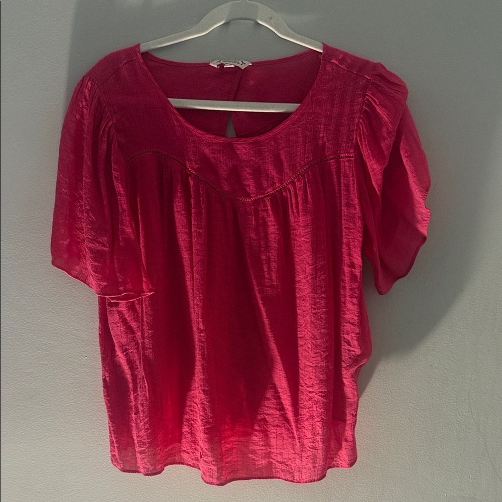Nannette Vibrant Pink Blouse